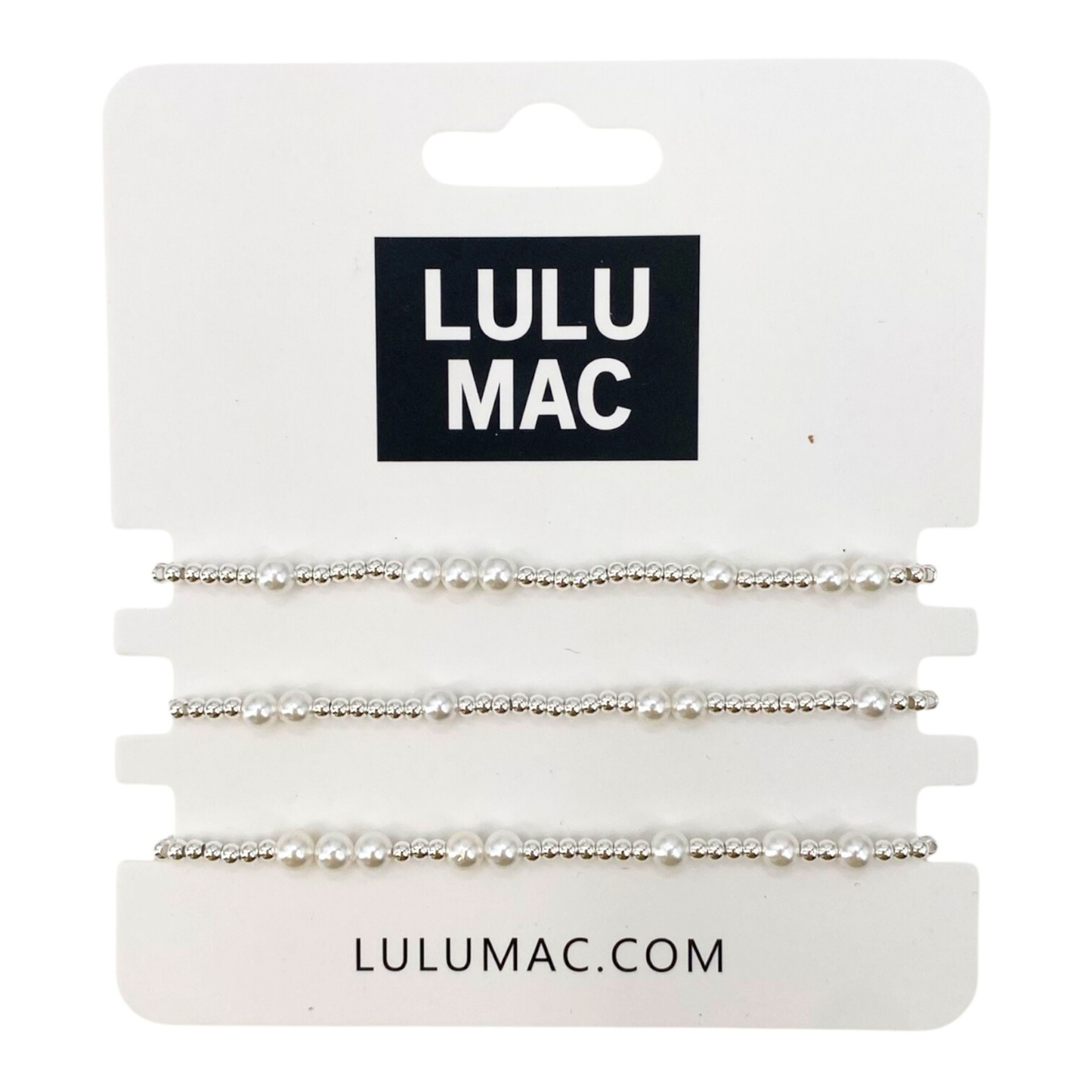 Lulu Mac Beaded Bracelet - SILVER
