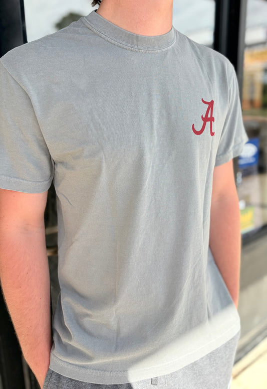 Speckle Bellies Big AL Flag - Grey