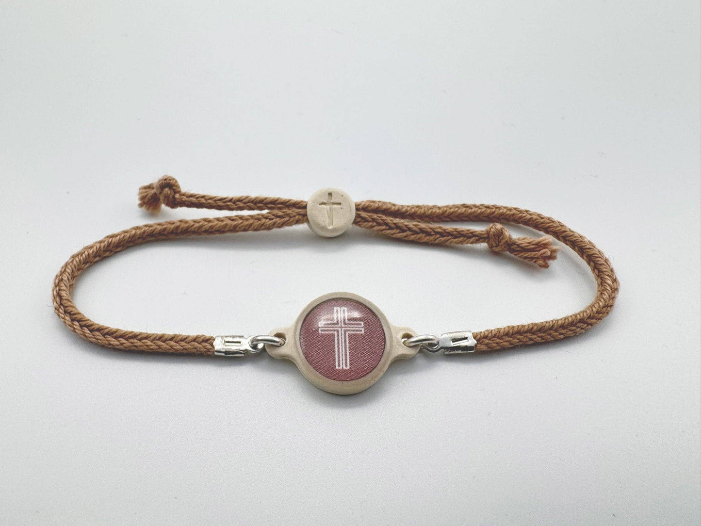 Tap To Pray™ - Survivor Series Handmade Bracelets: Juniper + Cross