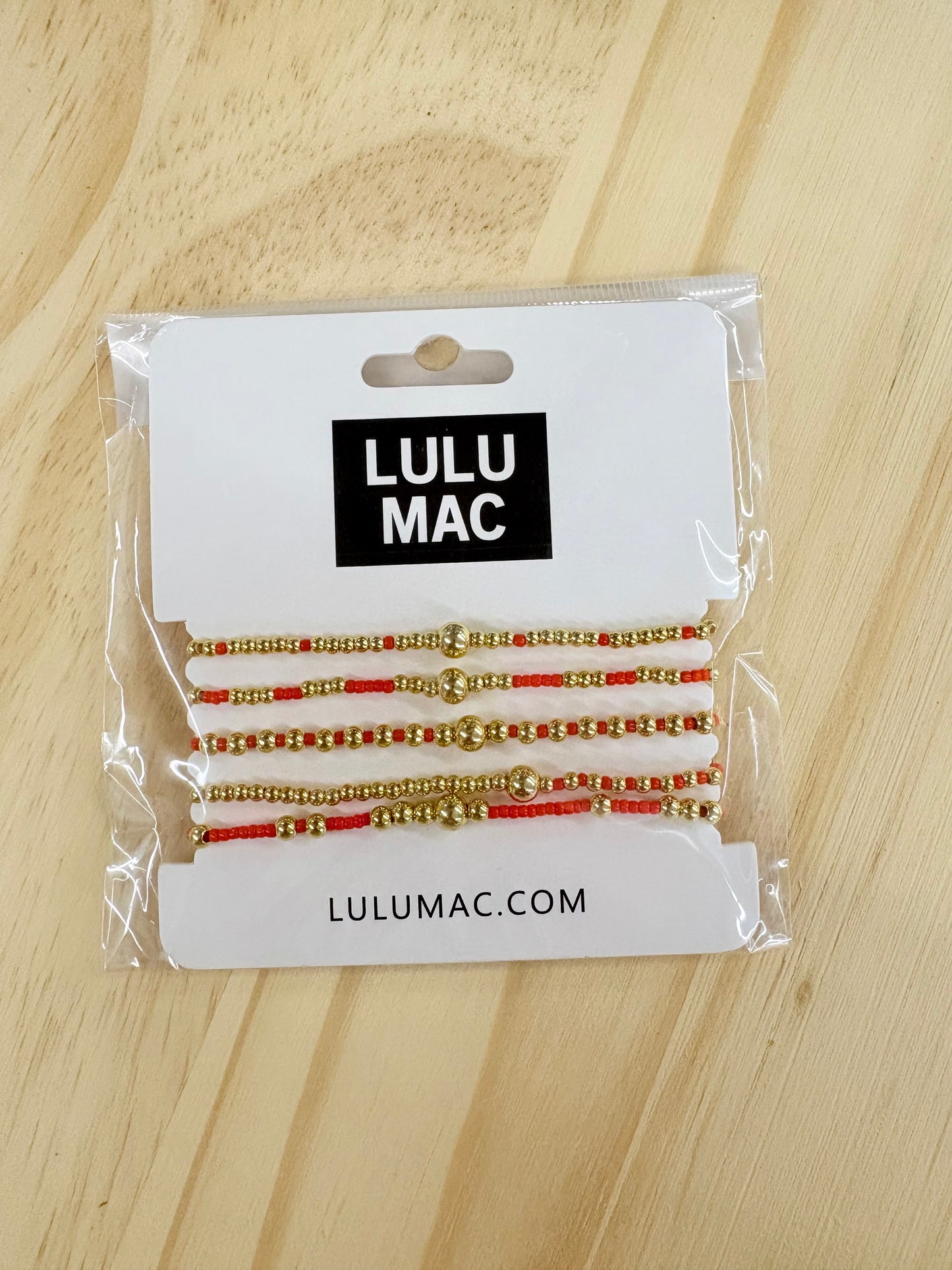 LULU MAC Bracelet Stack - Orange