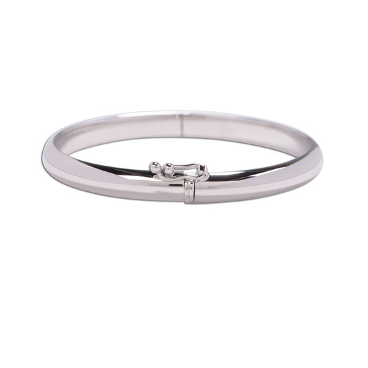 Classic Silver Bangle Bracelets for Babies, Kids or Women: Small 0-12m