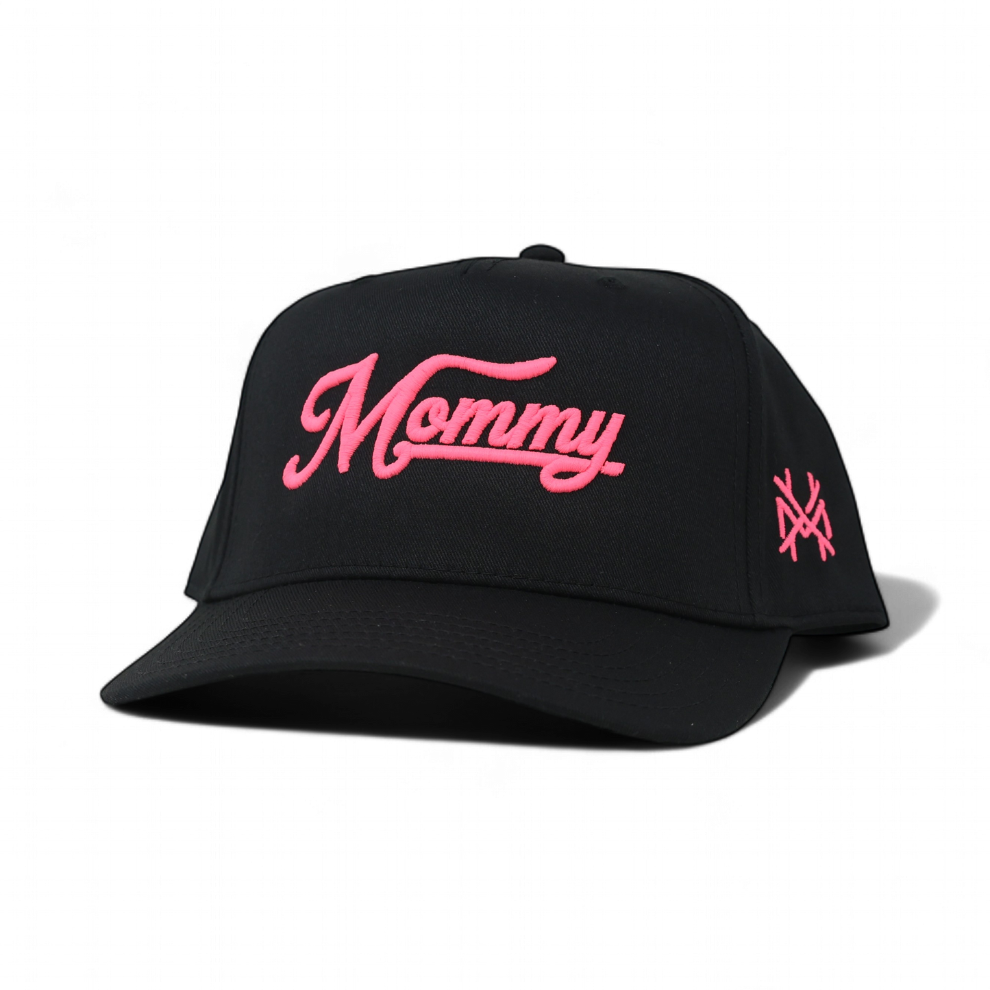 Mommy Trucker Hat: Retro Pink/Natural