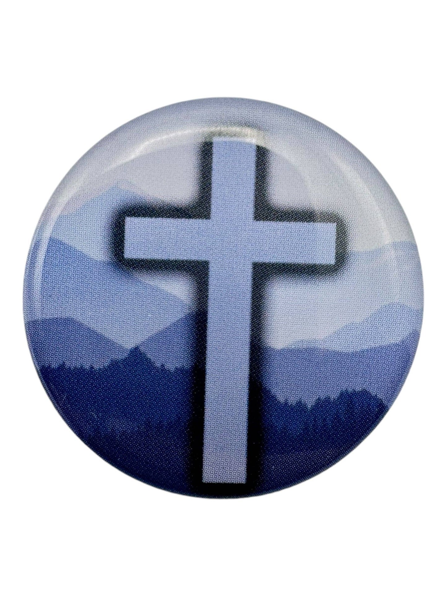 Tap To Pray™  - Prayer Tag Stickers: Tree Bark Camo + Cross