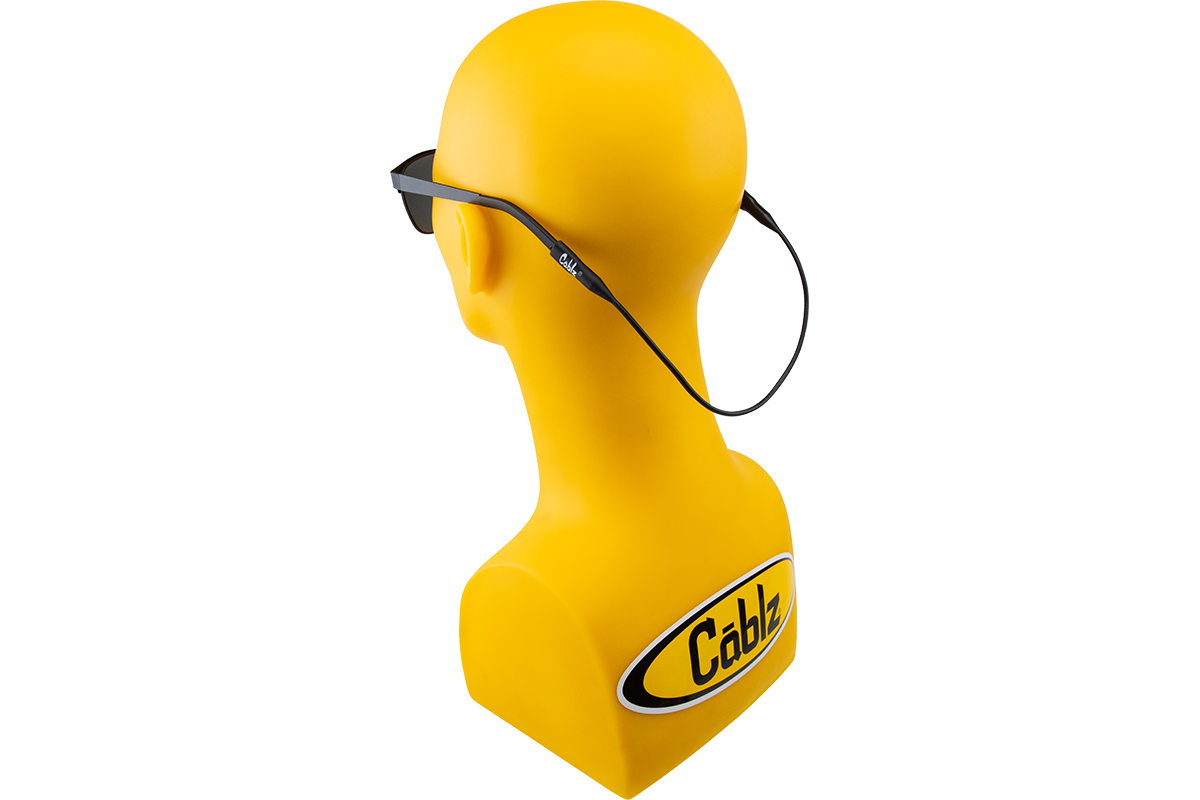 Cablz - Mini Silicone. Made from 100% Silicone!-MiniBlack: Black / 12"