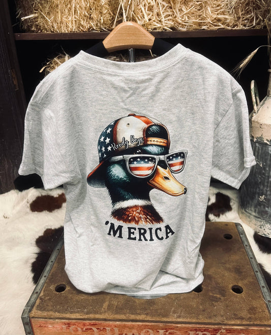 Youth 'Merica Duck Tee