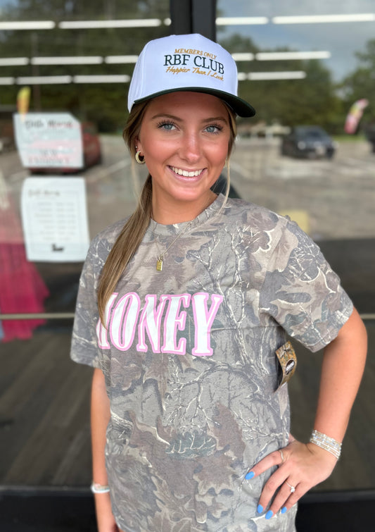 MHC RBF Club Trucker Hat: Green/White Otto