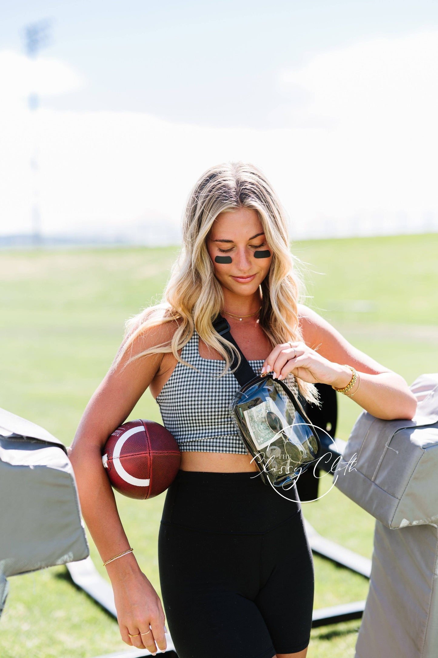Stadium Clear Belt Bag - Black RTS
