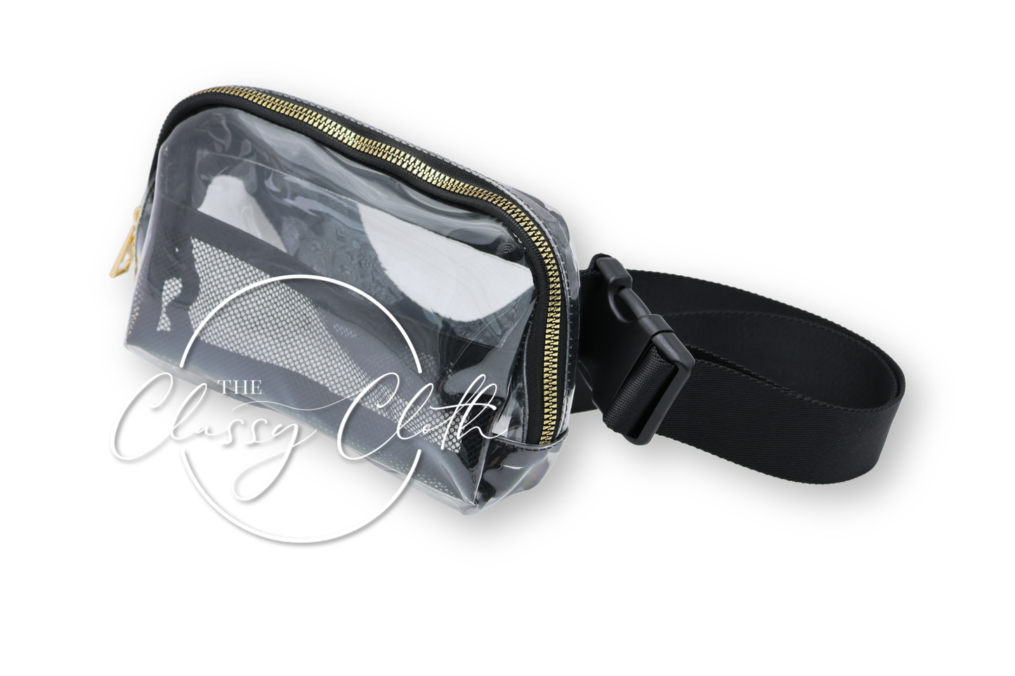 Stadium Clear Belt Bag - Black RTS