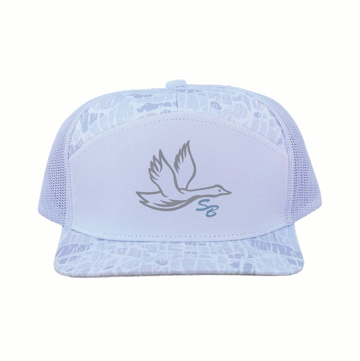 Prep Goose Sb Hat: Ghost Vein Camo 7 Panel