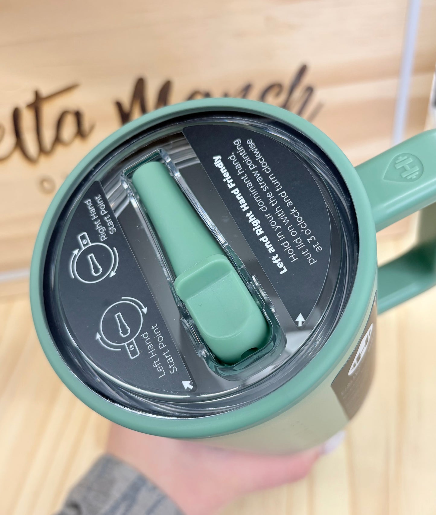 Sage HydroJug 40 oz Traveler Tumbler: Sage