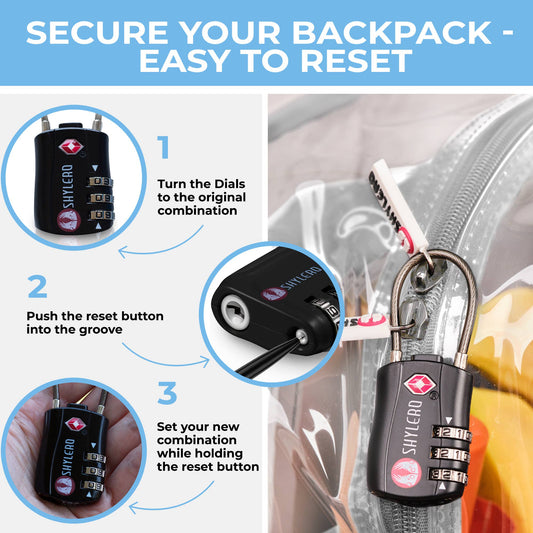 Clear Backpack For School XL | Top YKK® Zip | Gray Rhino: Gray Rhino