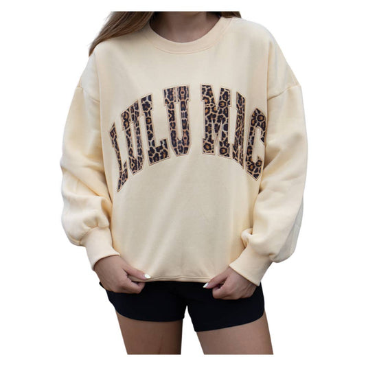 Lulu Mac Sweatshirt: BUTTER CHEETAH