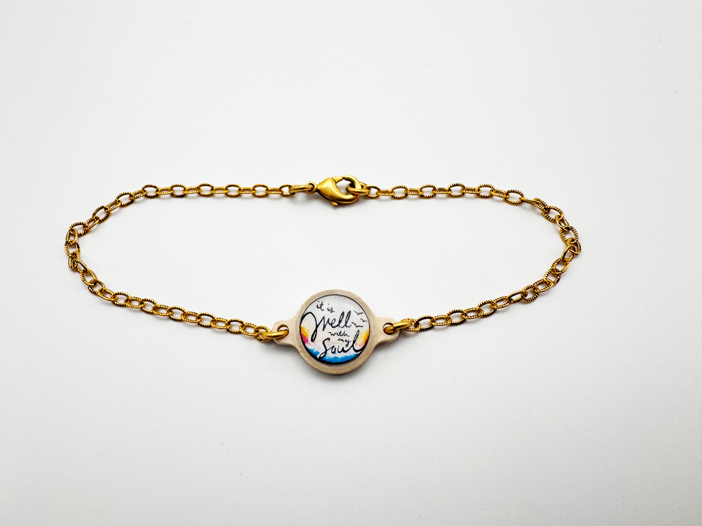 Tap To Pray™ - Survivor Series Handmade Bracelets: Mocha + Cross