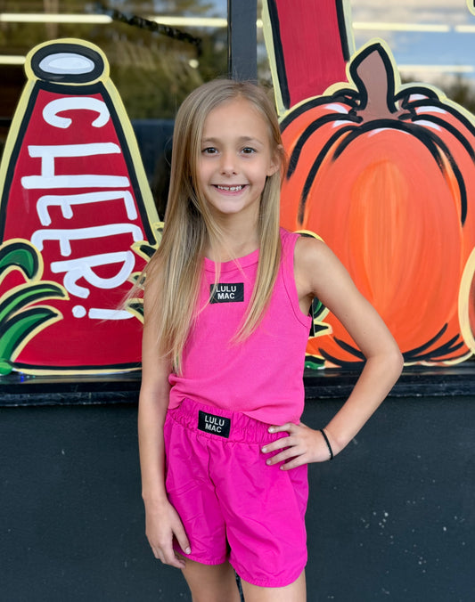KIDS SOLID TANK LM-KTK-1000 HOT PINK: HOT PINK