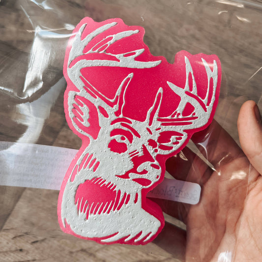 Deer Car Freshener : Brown / Leather & lace