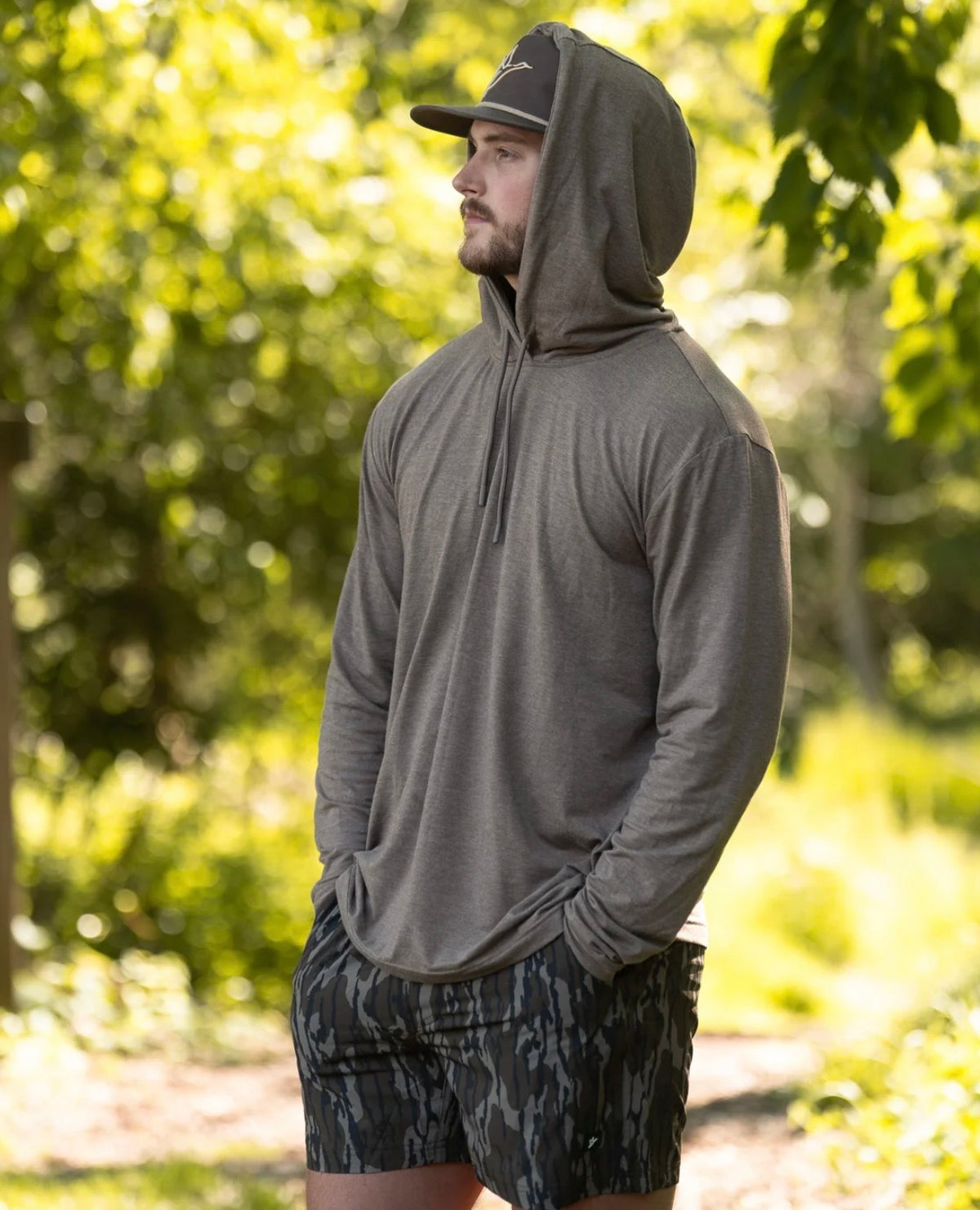 Combat Waterfowl Lightweight Performance Hoodie - Caribou
