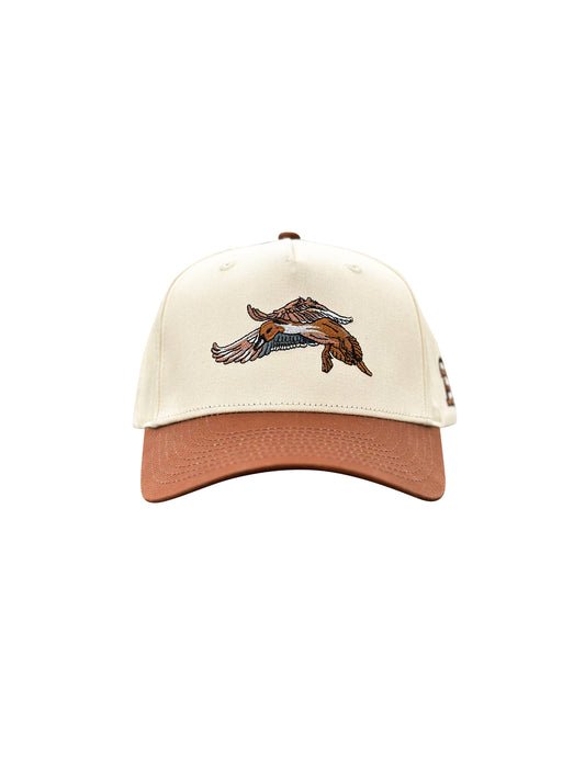 Cream/Brown Pintail Trucker