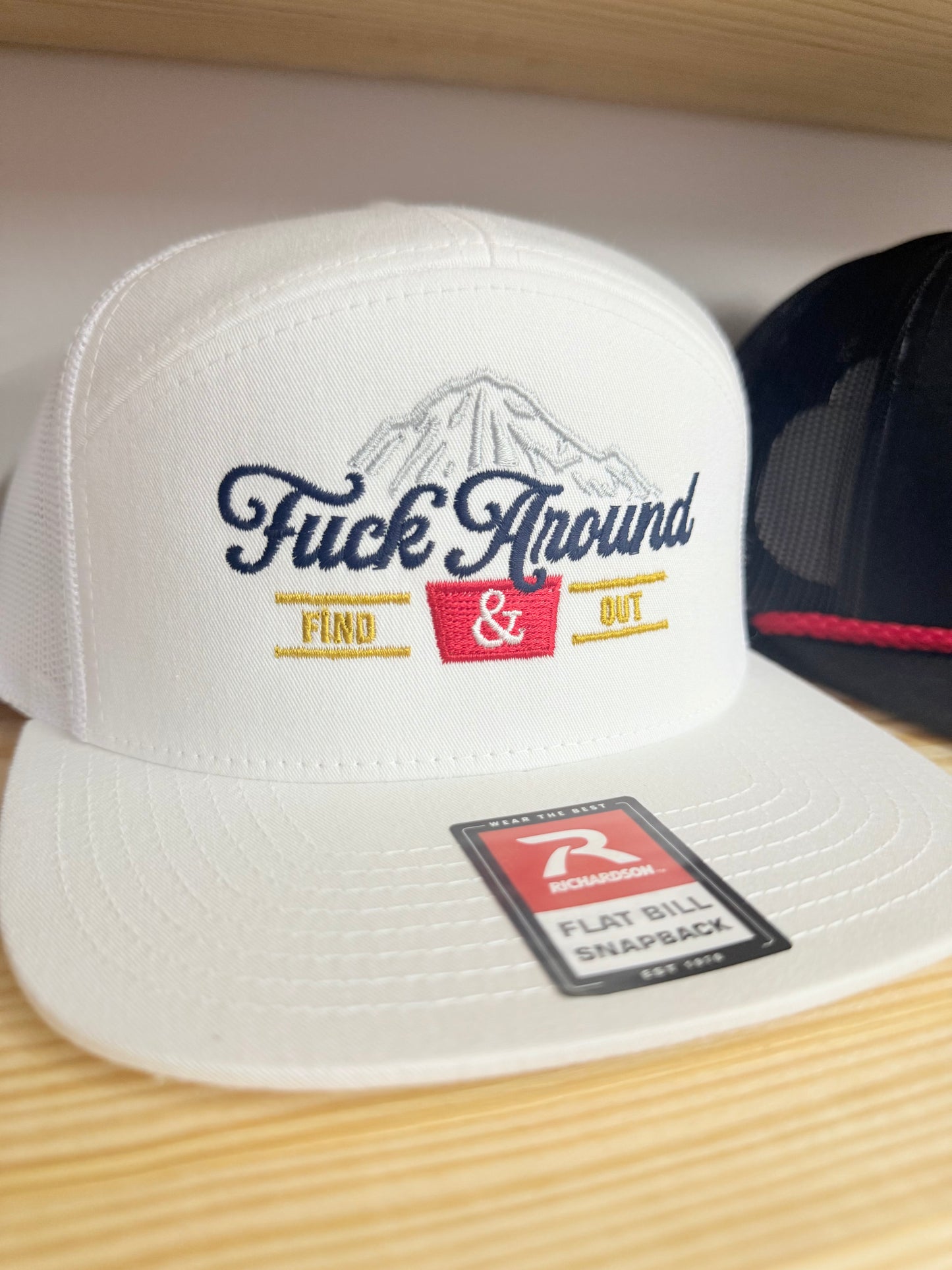 MHC FAFO Trucker Hat: 168 White Richardson