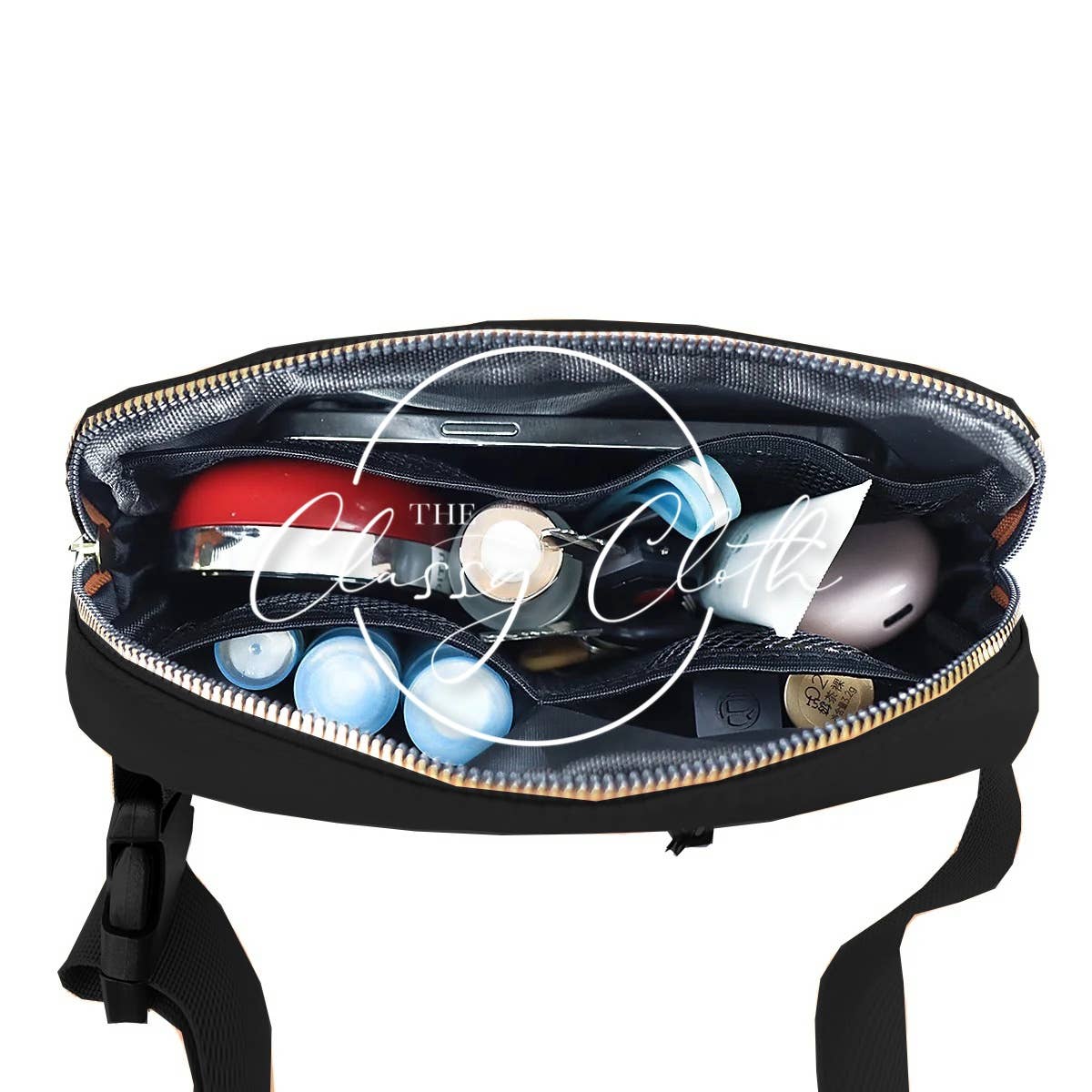 Nylon Belt Bag- Black RTS