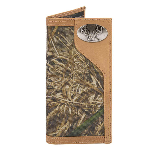 Buck Leather Roper Wallet: Fence Row