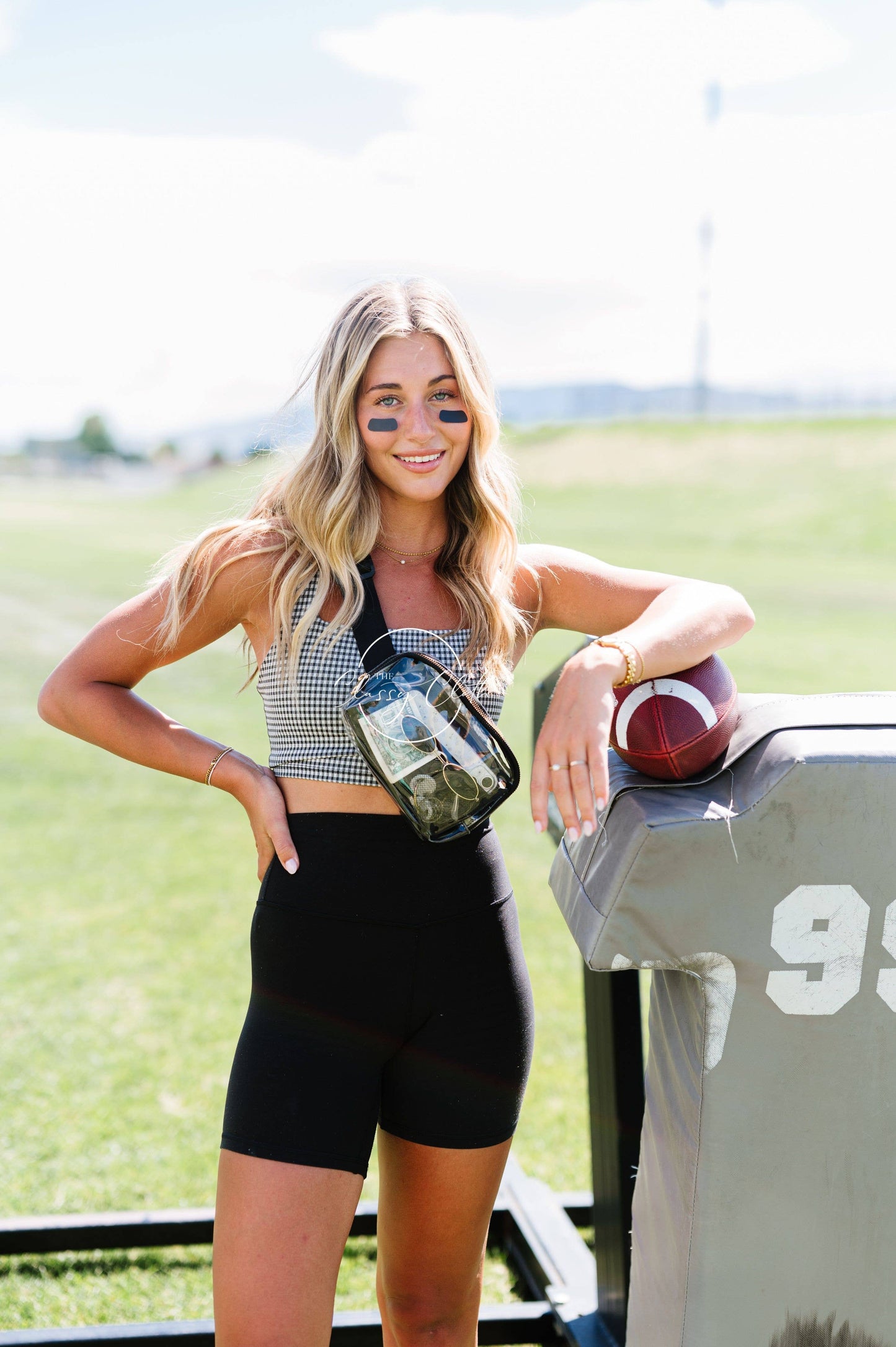 Stadium Clear Belt Bag - Black RTS