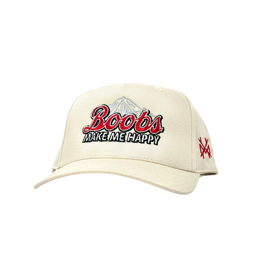 MHC Boobs Make Me Happy Trucker Hat: 168 White