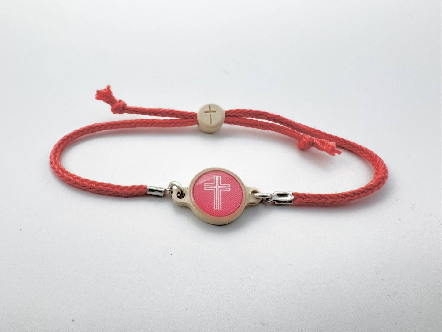 Tap To Pray™ - Survivor Series Handmade Bracelets: Honeysuckle + Cross