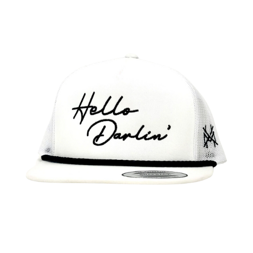 MHC Hello Darlin Trucker Hat: Mossy Oak Breakup Country/ Black Otto