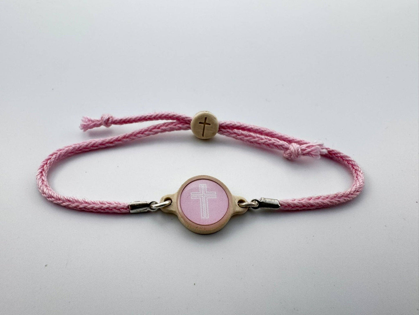 Tap To Pray™ - Survivor Series Handmade Bracelets: Honeysuckle + Cross