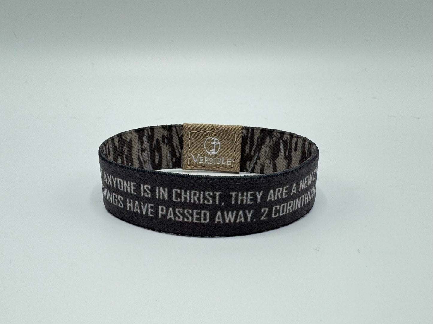 Tree Bark Camo / 2 Corinthians 5:17: Large
