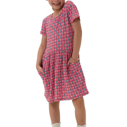 Burlebo - Girls Dress - Flag