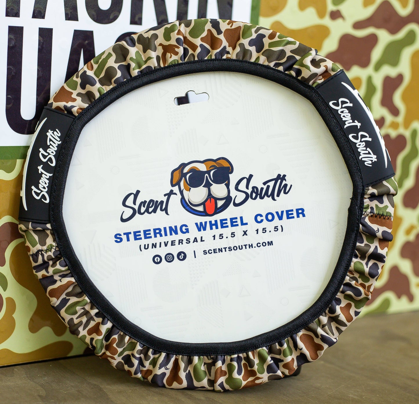 Scent South Steering wheel cover- Duck Camo