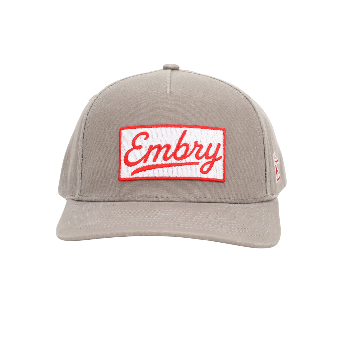 Gray Waxed Canvas - Logo Patch