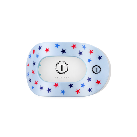 TELETIE Flat Round Hair Clip | Medium | United We Sparkle