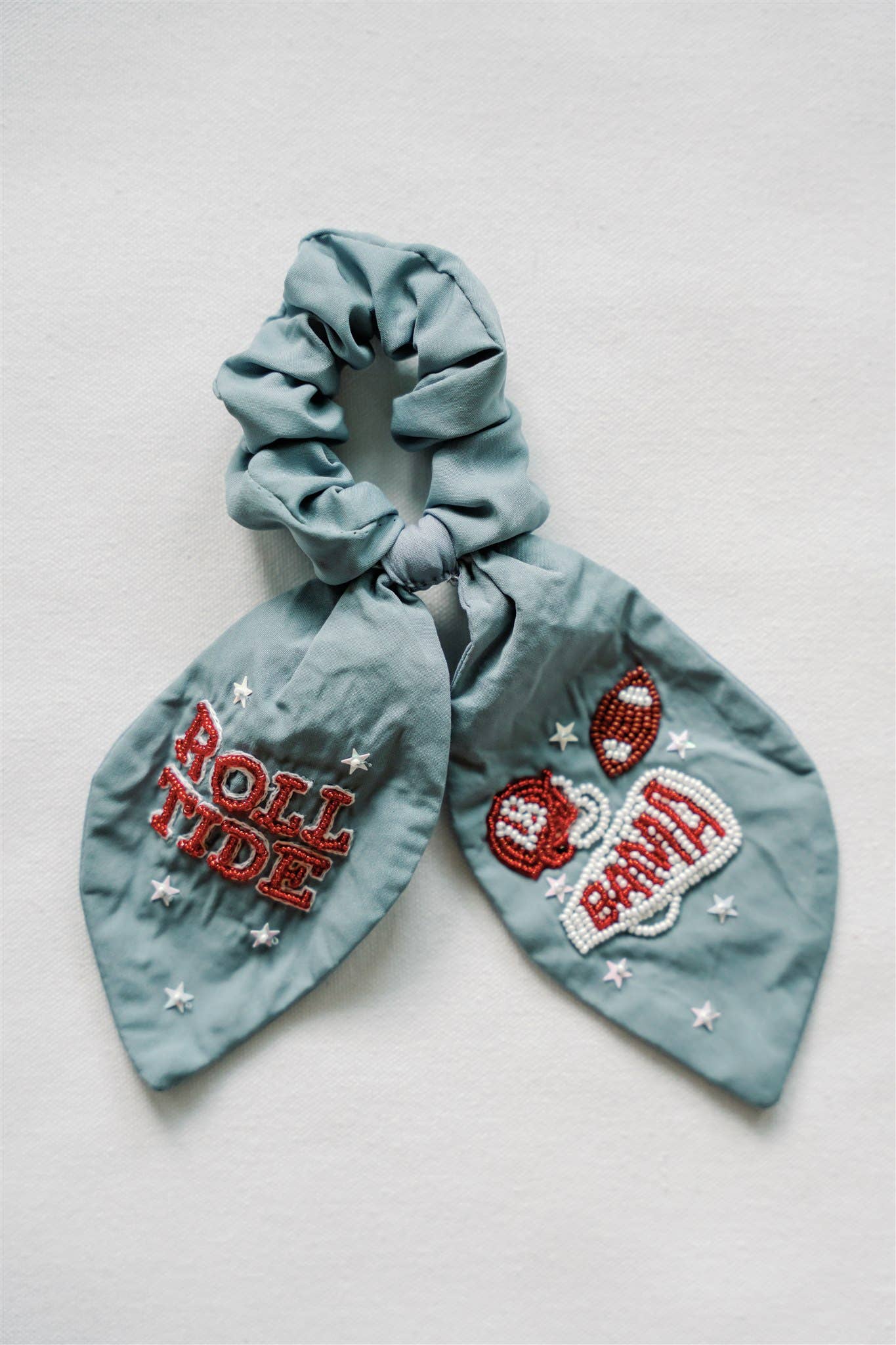 University of Alabama Beaded Scrunchie