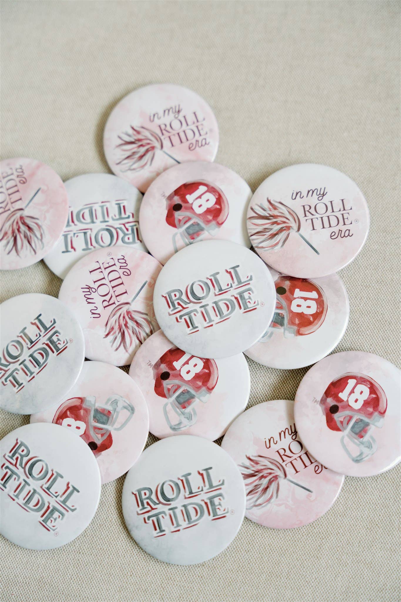 Alabama "In My Roll Tide Era" Game Day Button