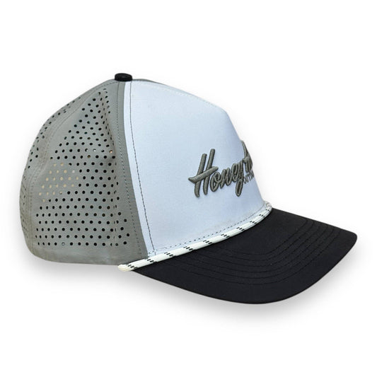 Performance Rope Hat - Heritage White Black