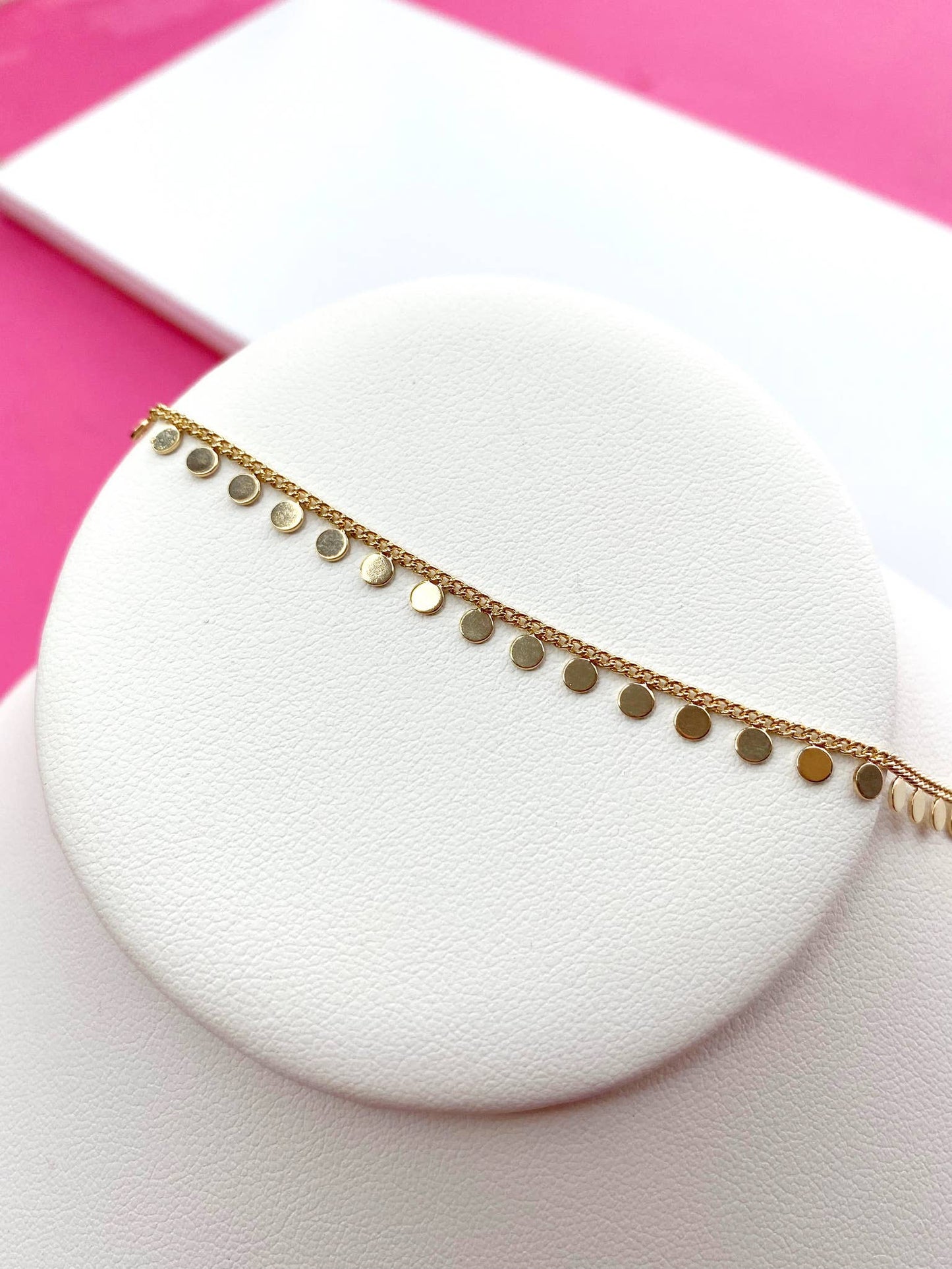 Gold Filled Coin Chain Choker