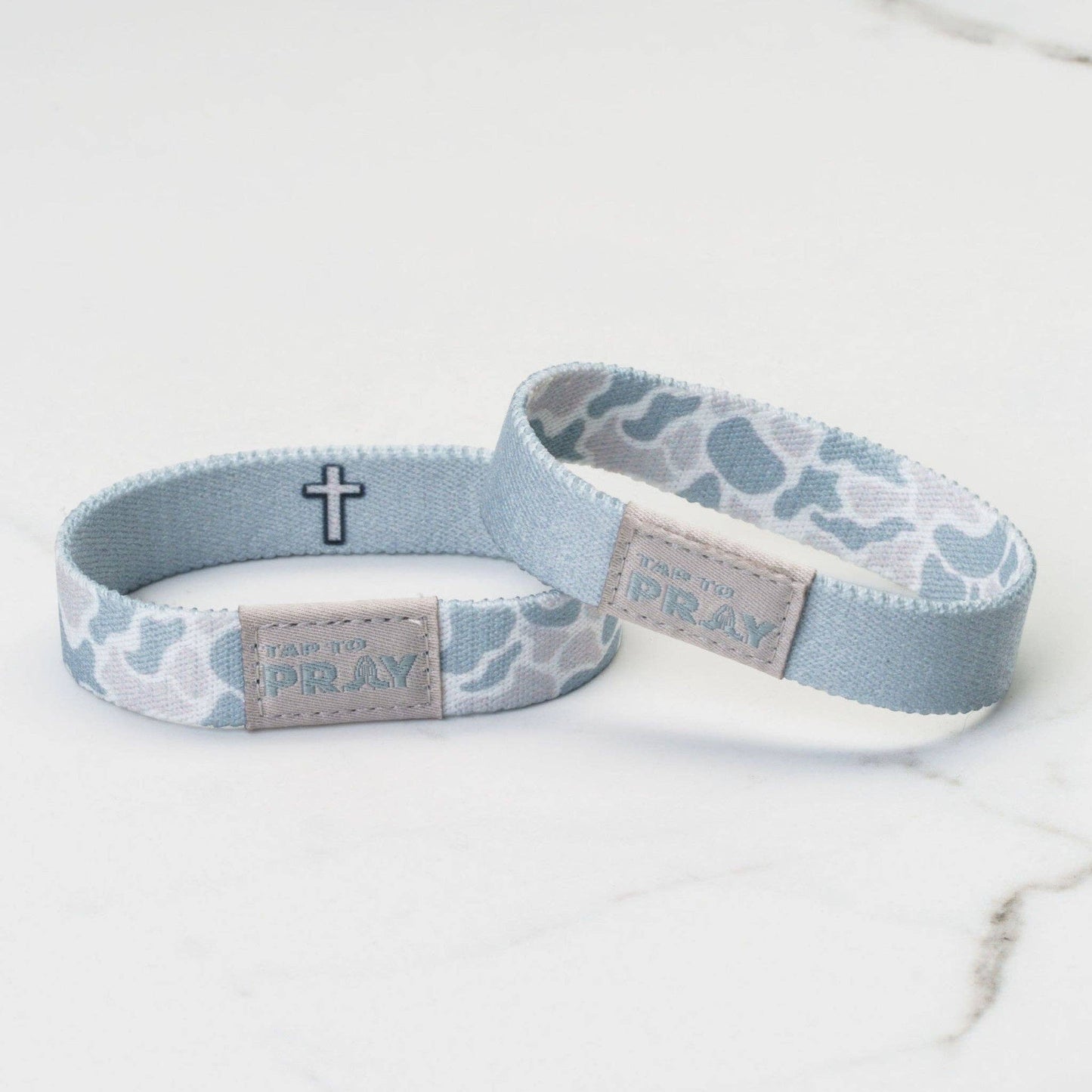 Tap To Pray® Wristband – River Rock Camo - Aspen