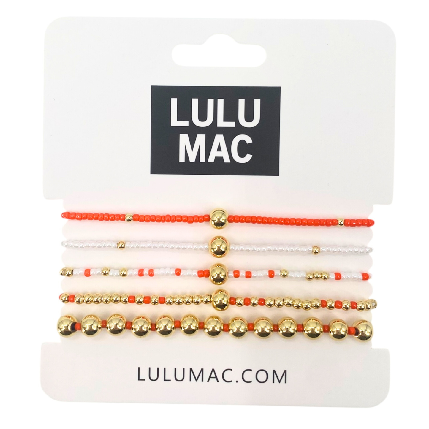 Lulu Mac BR-TM-1001 Orange and White