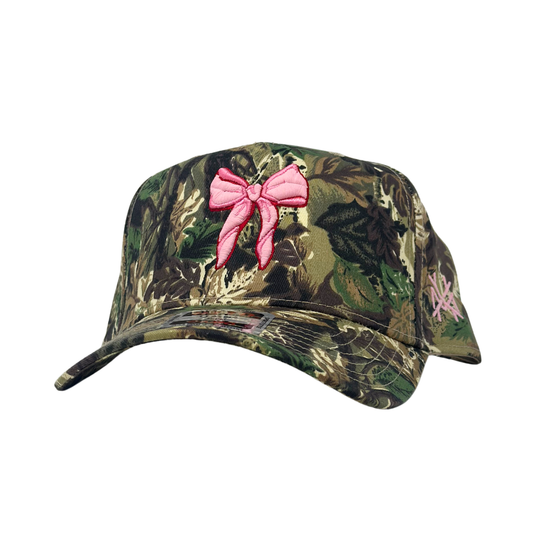 MHC Bow Trucker Hat: Red/ Natural Otto