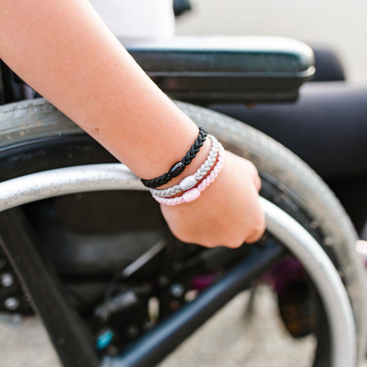 Cutie Bands (Elastic Hair Ties): Braided Black