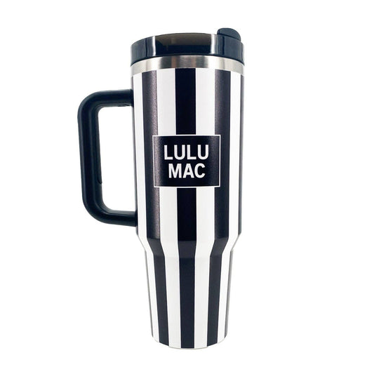 LULU MAC Tumbler Stripe-Black