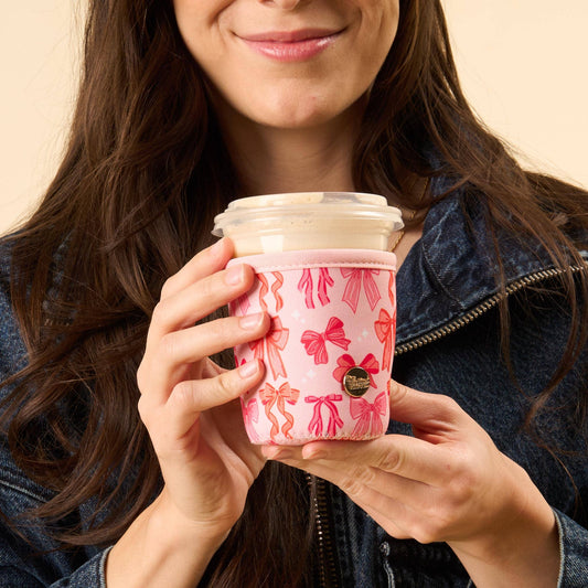 Sip Savvy Drink Sleeve-Blushing Bows Regular