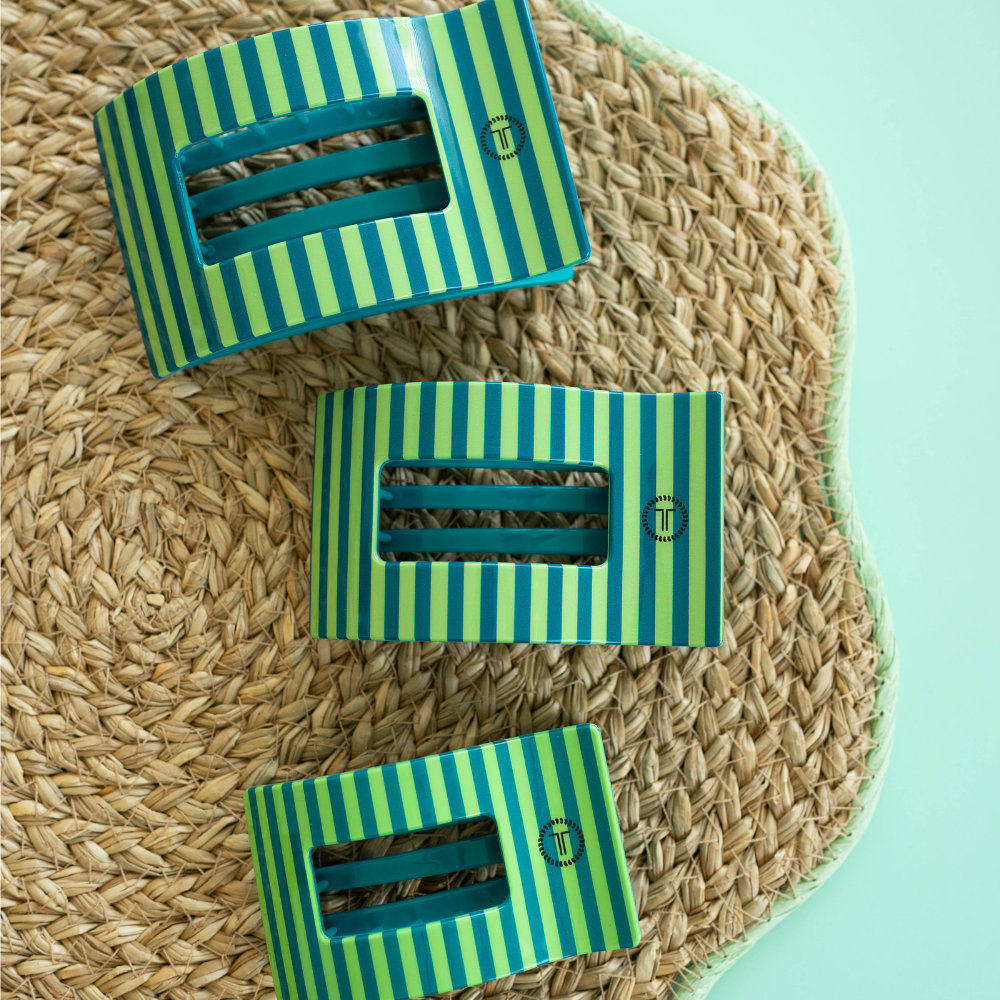 TELETIE Cabana Cutie | Large | Flat Rectangle Hair Clip