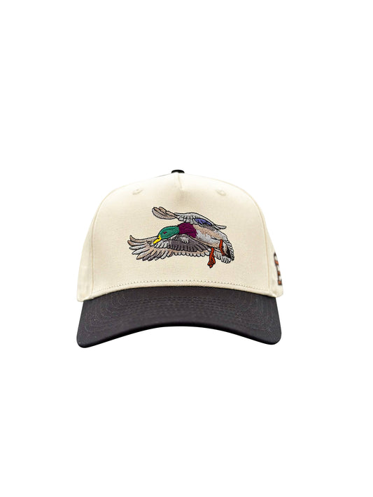 Cream/Black Mallard Trucker