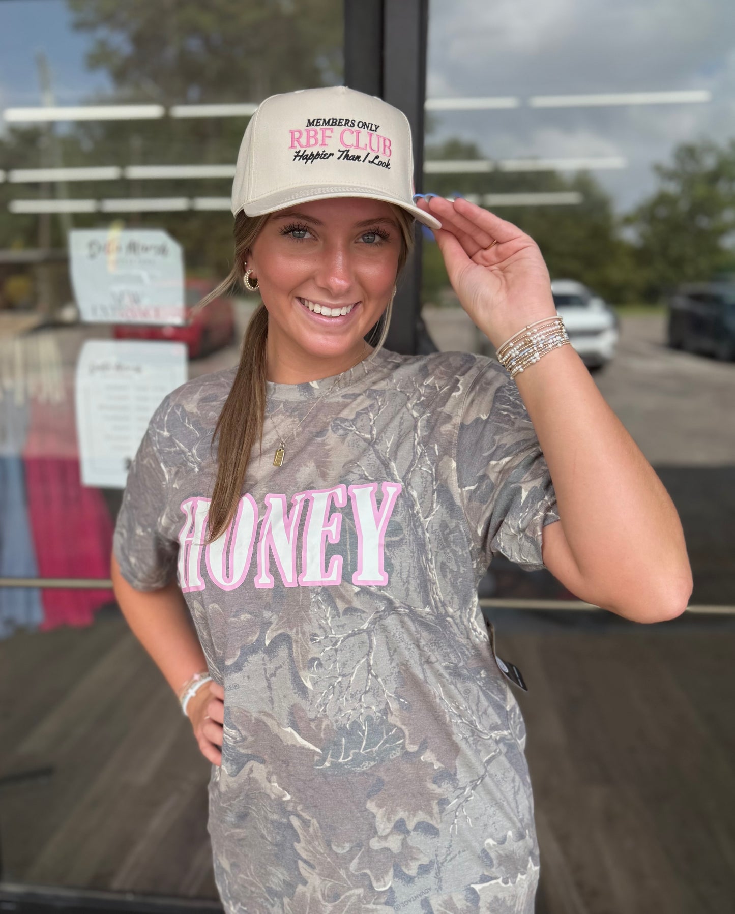 MHC RBF Club Trucker Hat: Natural Otto