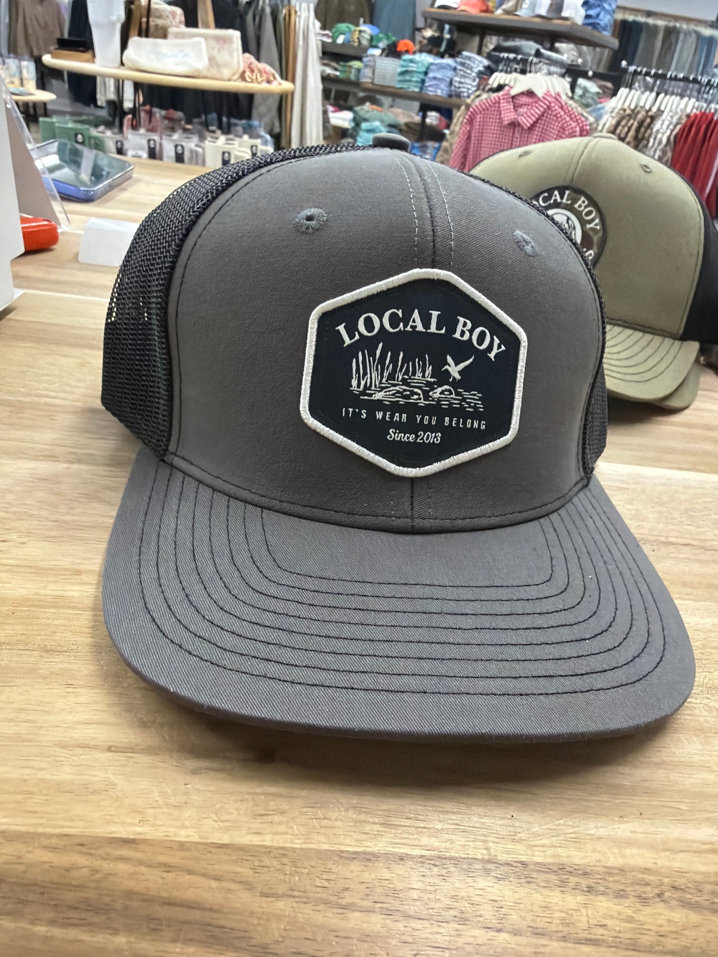 Local Boy Marsh Drop Trucker Hat- CHB