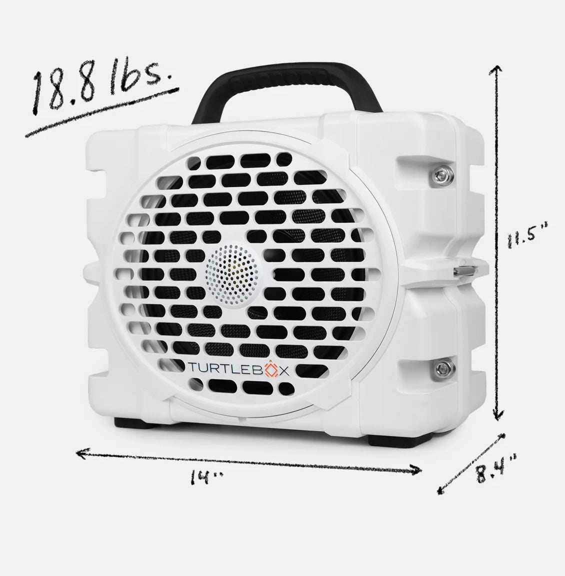 TurtleBox Audio - Grande Speaker - White