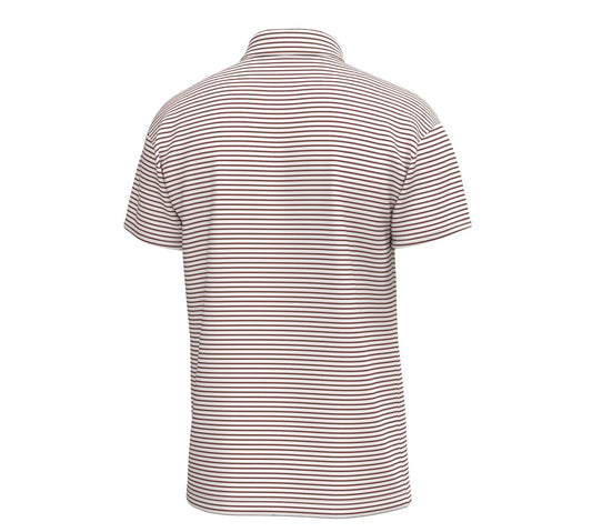 Local Boy Edisto Polo - Mahogany/White